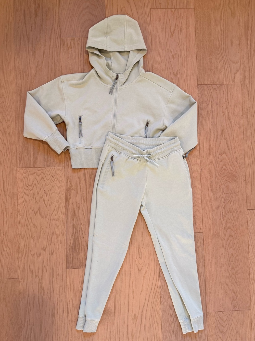 Old Navy Kids Hoodie and Jogger Set - Sage Green